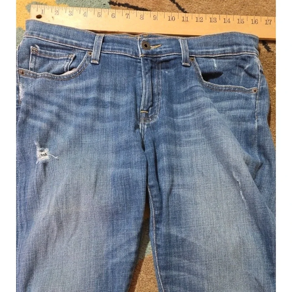 Lucky‎ Brand Sienna Cigarette Jeans Womens 6/28 Dark Wash Casual Button Fly Y2K